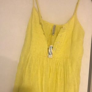 Old Navy Yellow Sleeveless Dress Small